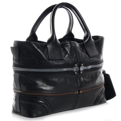 Chloe Leather Gladys Tote Black 3 of 7
