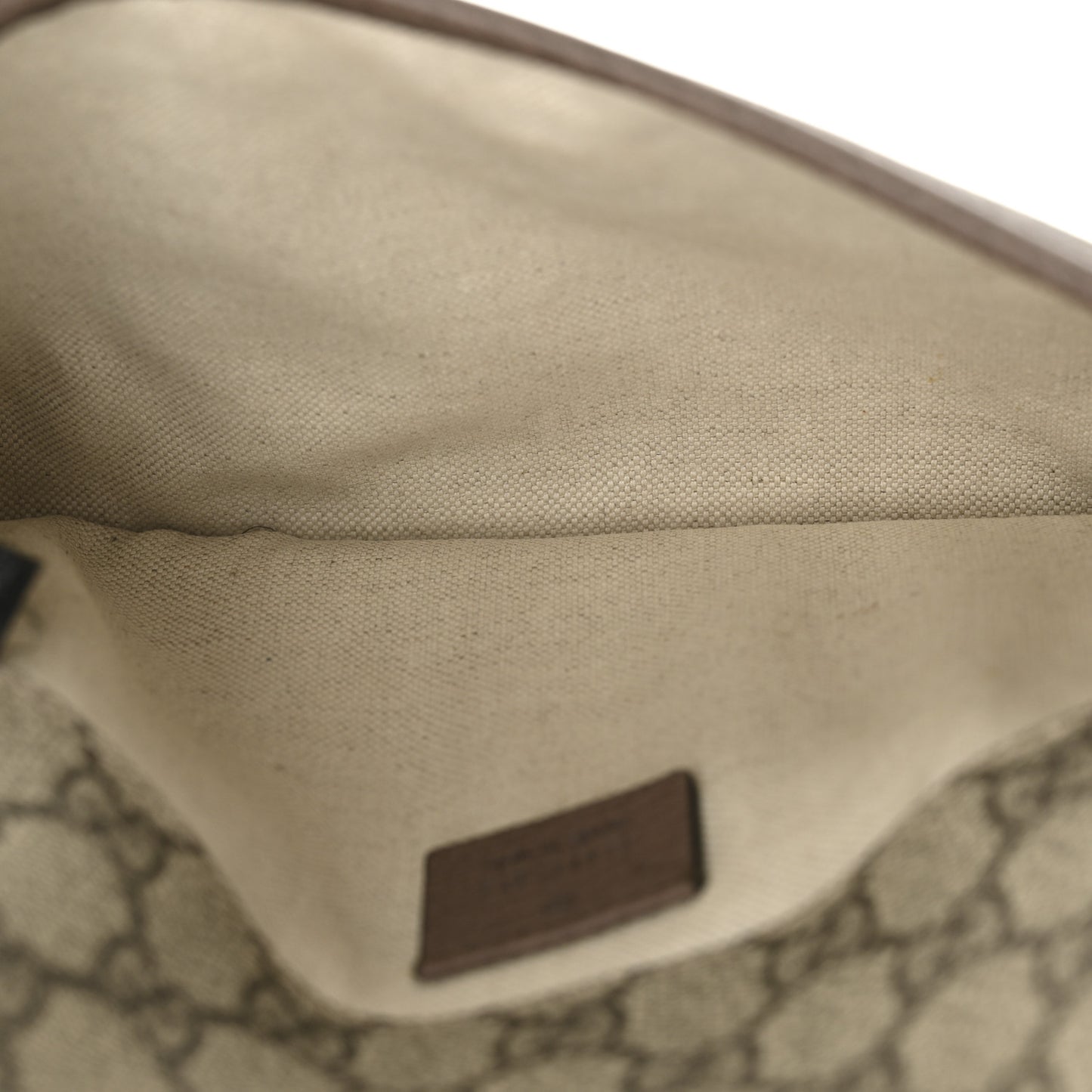 GG Supreme Monogram Neo Vintage Web Belt Bag Brown