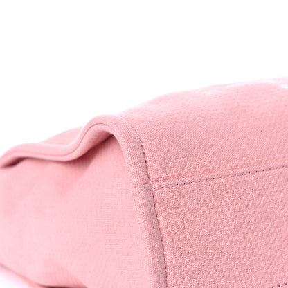 Chanel Mixed Fibers Small Deauville Tote Pink 9 of 13