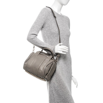 Alexander Wang Pebbled Lambskin Rockie Oyster 2 of 6