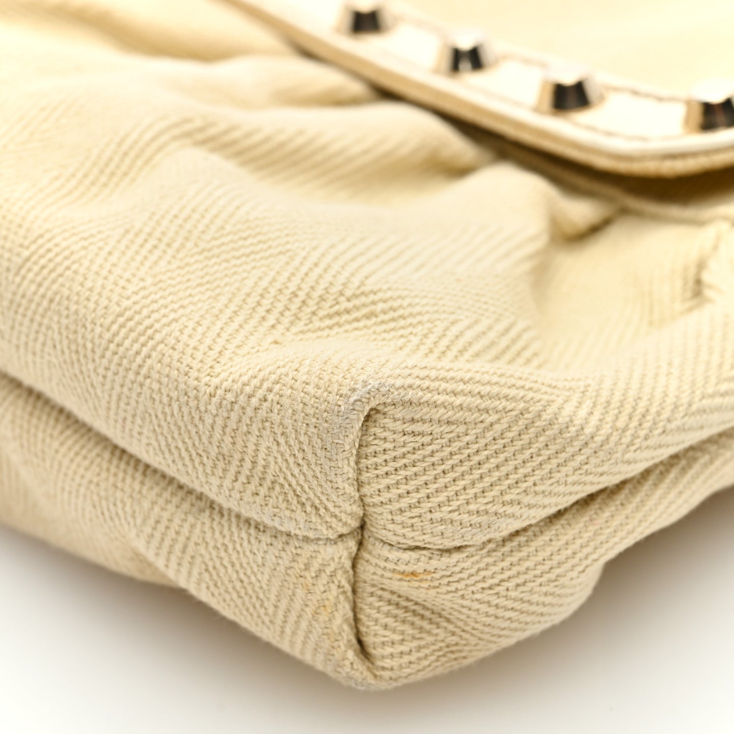 Canvas Small Chef Shoulder Bag White