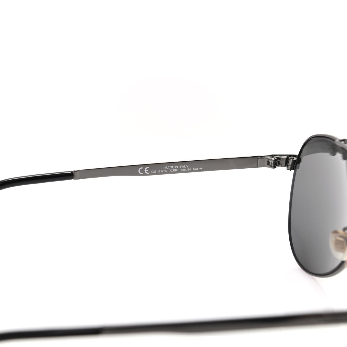 Metal Aviator Sunglasses GG 1912/S Black