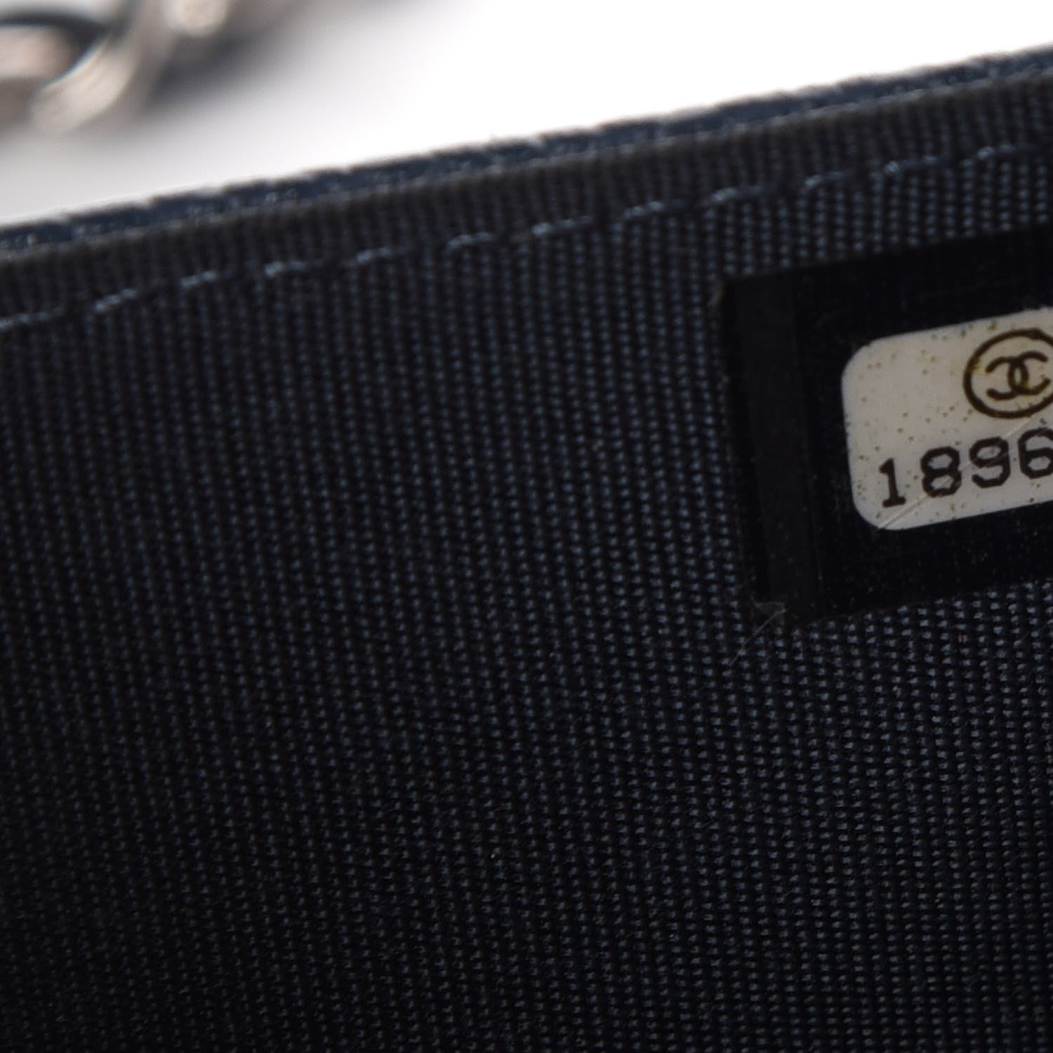 Chanel Caviar Timeless CC Wallet On Chain WOC Blue 8 of 13