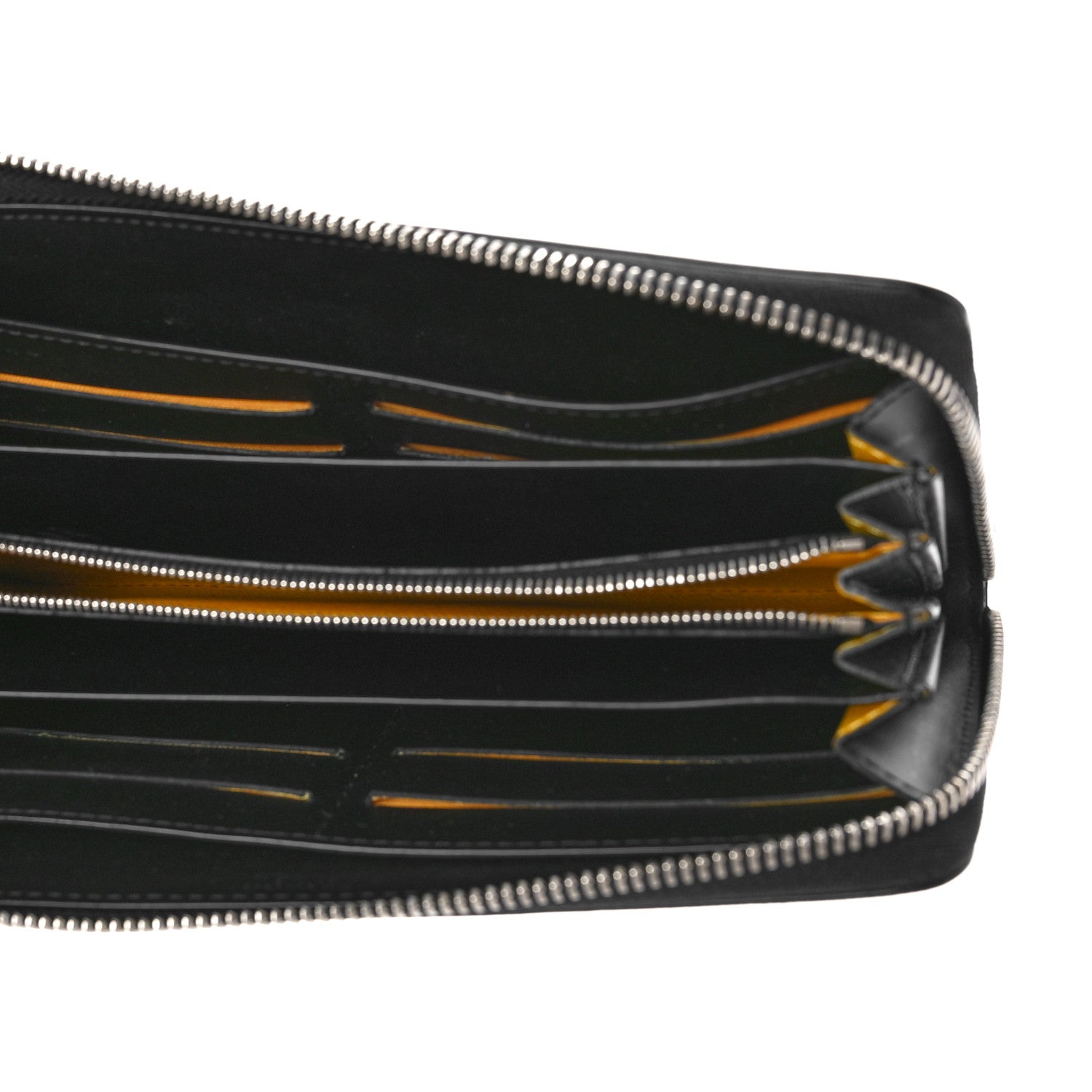 Goyard Goyardine Matignon Zip Around GM Wallet Black 5 of 9