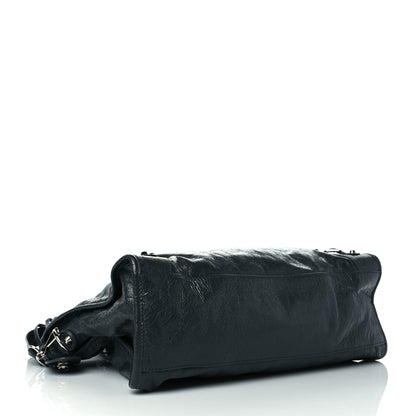 Balenciaga Agneau Classic Silver Hardware City Gris Fossile Anthracite 4 of 10