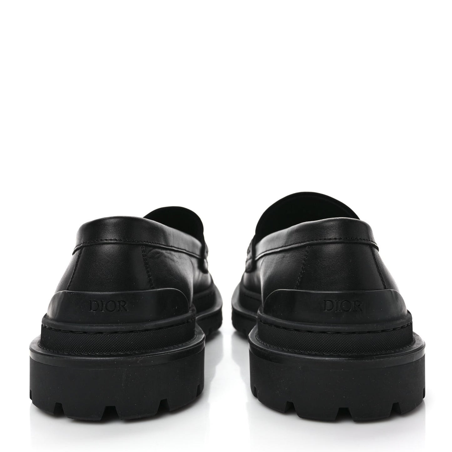 Calfskin CD Loafers 44 Black