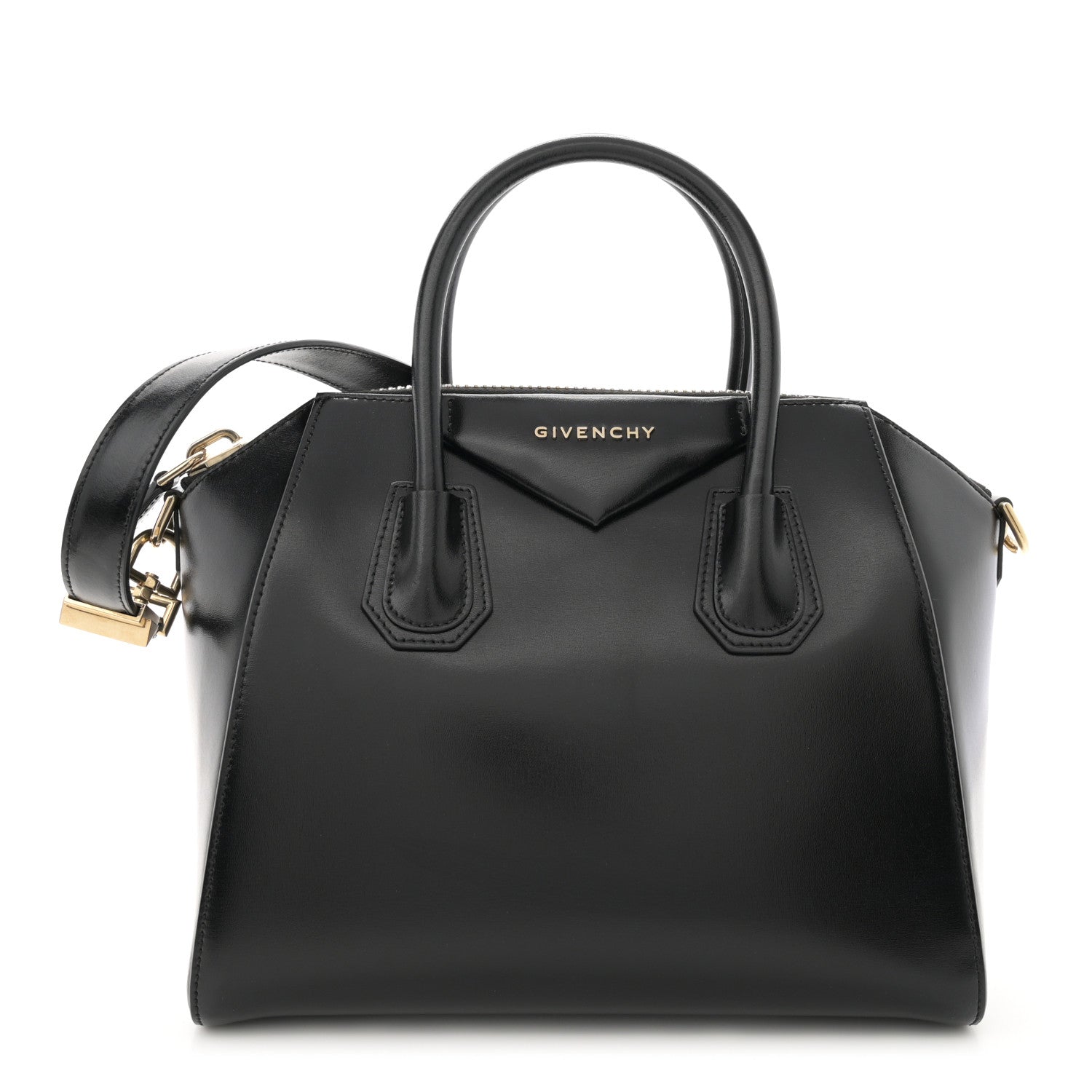 Givenchy Shiny Lord Calfskin Small Antigona Black 1 of 11