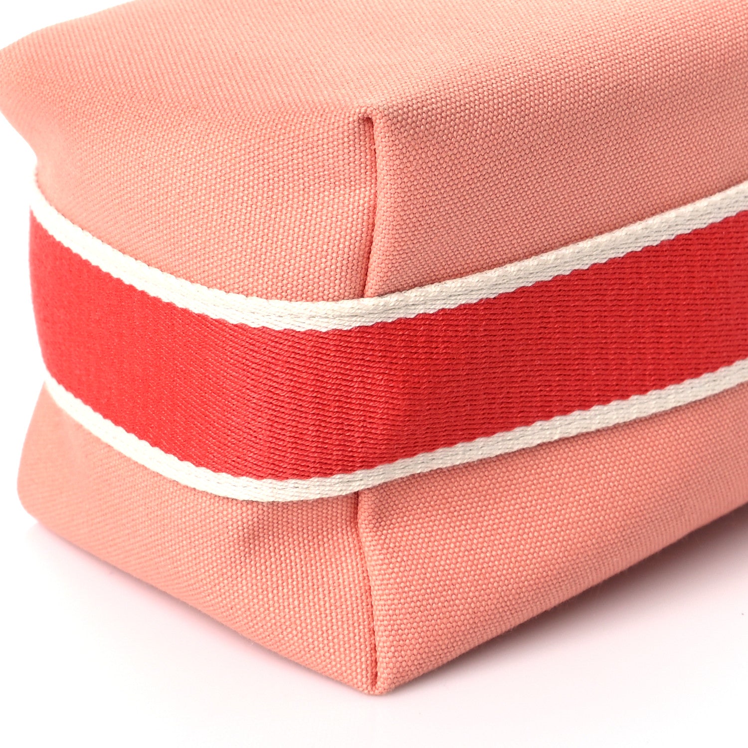 Hermes Canvas Small Bride-A-Brac Pouch Goyave 8 of 10