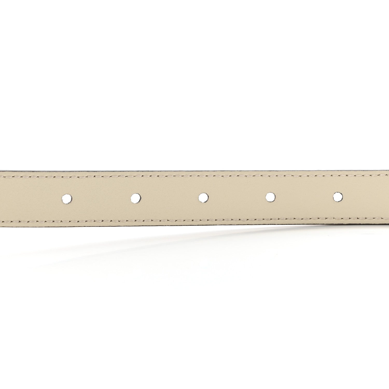 Gucci Plutone Calfskin Double G 20mm Belt 75 30 Mystic White 4 of 8