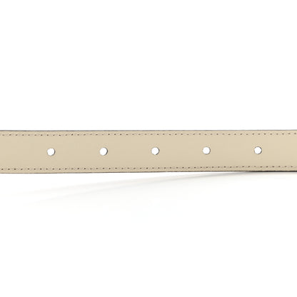 Gucci Plutone Calfskin Double G 20mm Belt 75 30 Mystic White 4 of 8