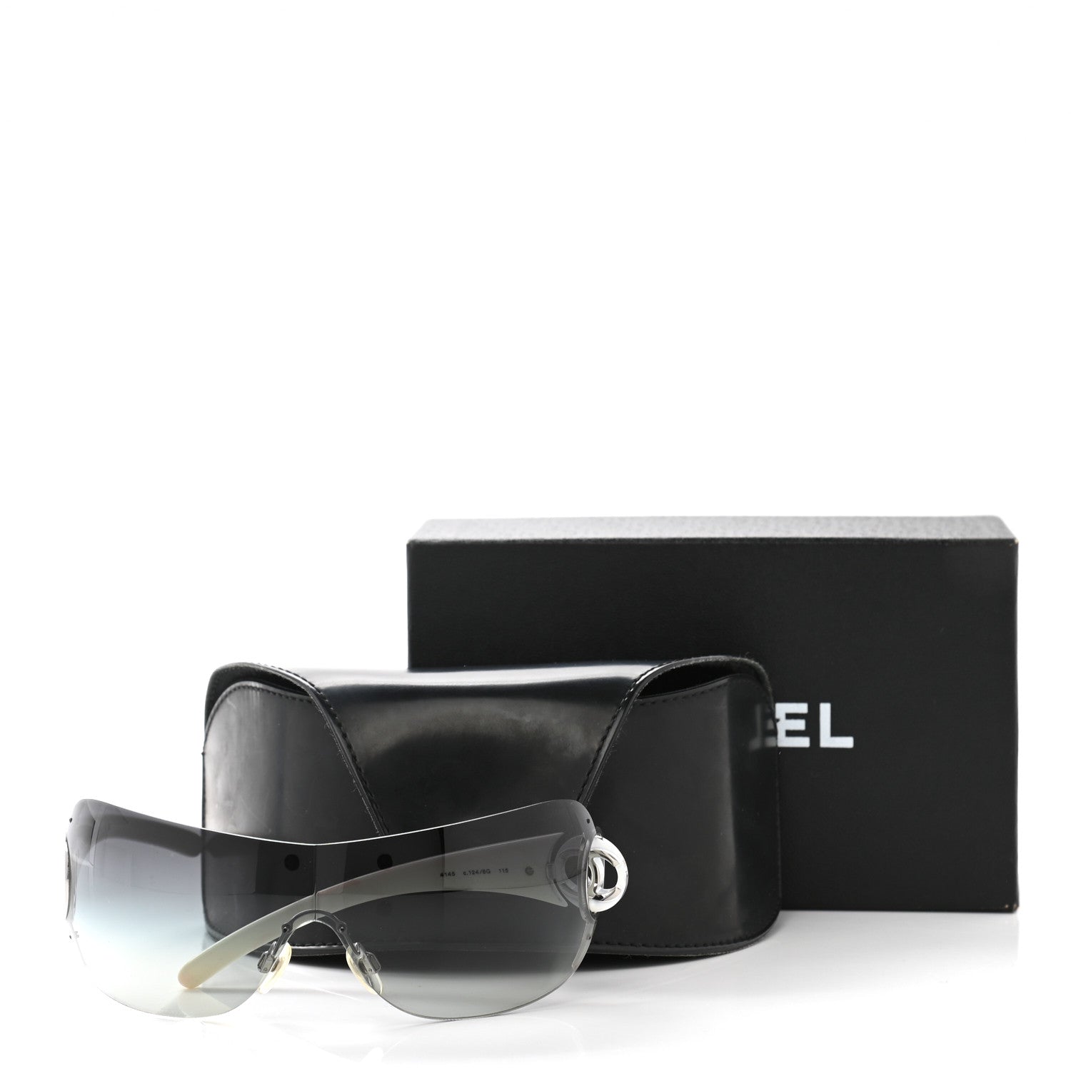 Chanel CC Sunglasses 4145 White 10 of 10