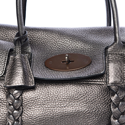 Mulberry Metallic Classic Grain Braided Bayswater 10 of 12