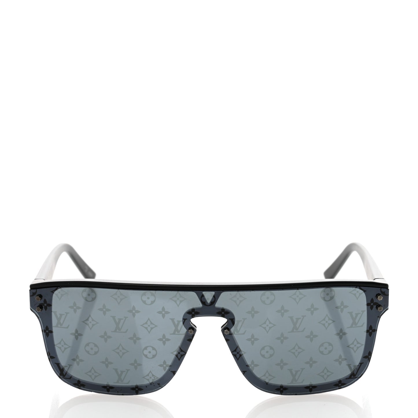 Acetate LV Waimea Square Sunglasses Z1082W Black