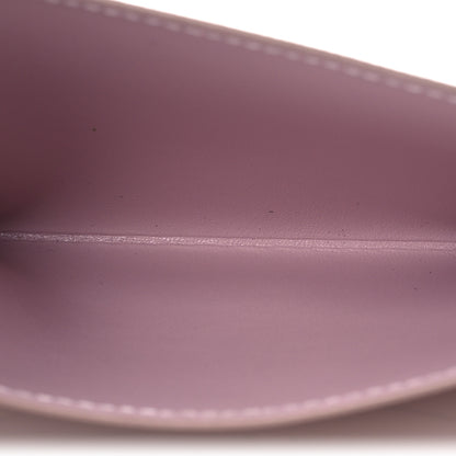 Louis Vuitton Calfskin Felicie Card Holder Insert Rose Ballerine 5 of 6