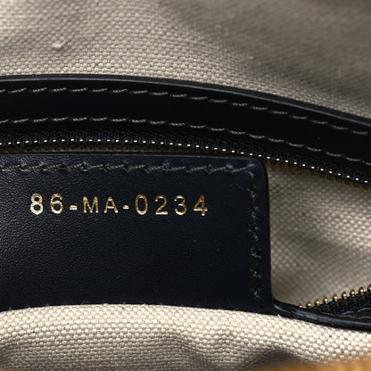 Christian Dior Oblique Medium D-Vibe Bowling Bag Blue 7 of 10