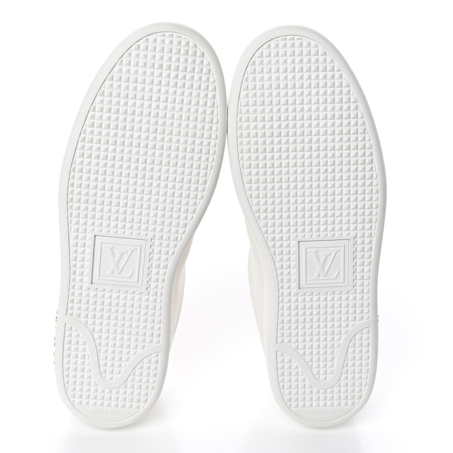 Louis Vuitton Calfskin Frontrow Sneakers 36.5 White 9 of 10