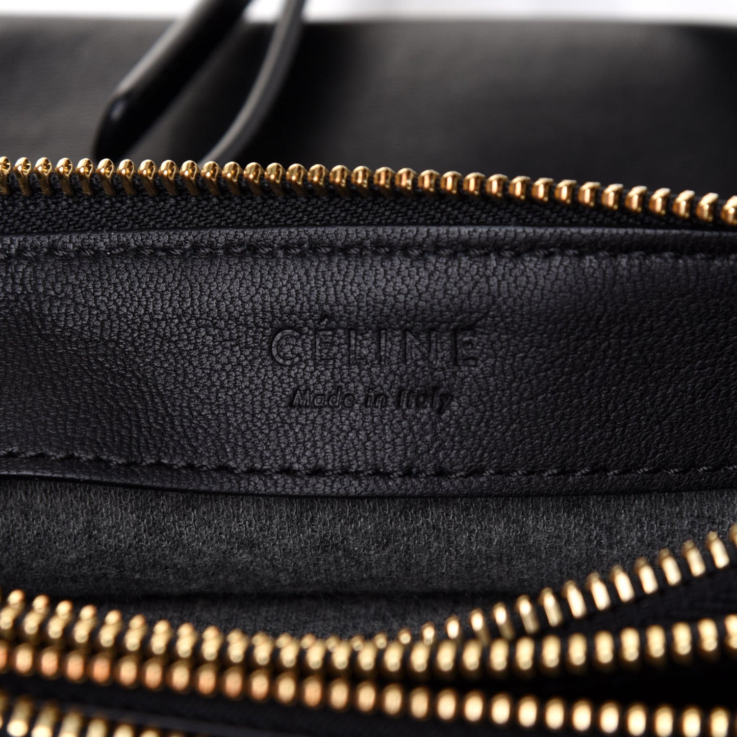 Lambskin Small Trio Crossbody Bag Black