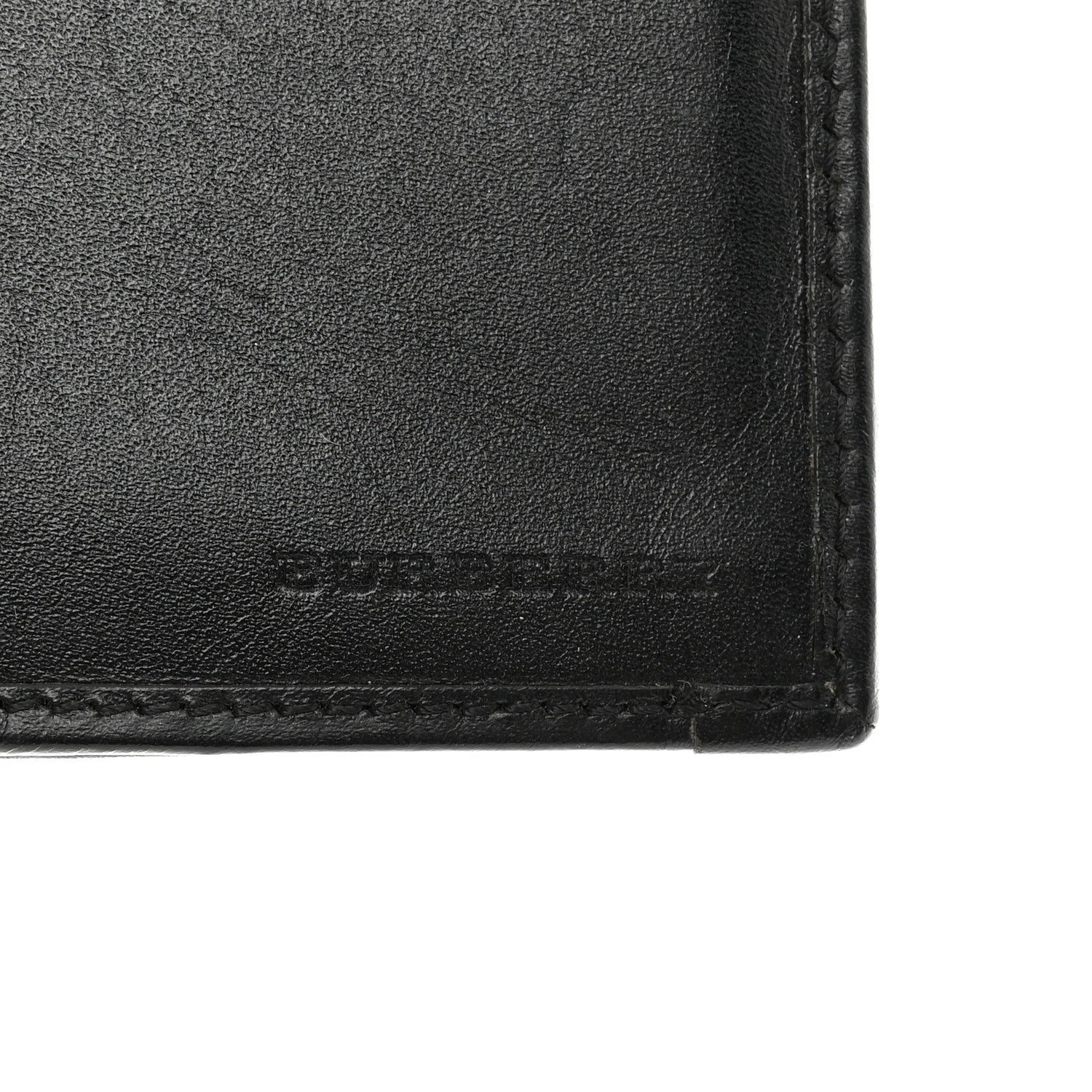 Burberry Haymarket Check Continental Wallet Black 7 of 12