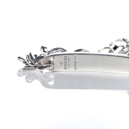 Gucci Sterling Silver GucciGhost Hamlet Skull ID Chain Bracelet 5 of 5