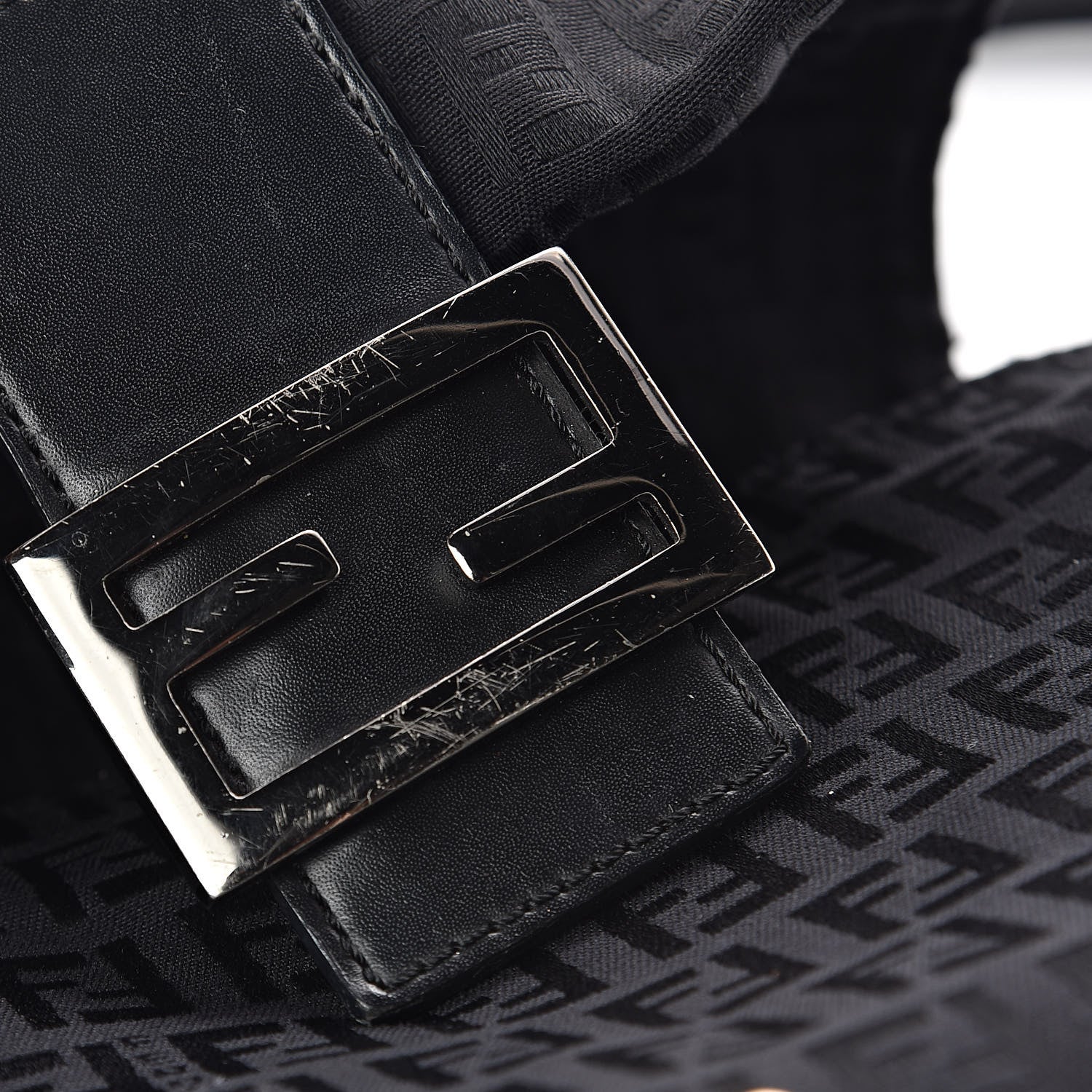 Fendi Zucchino Mama Baguette Black 7 of 15