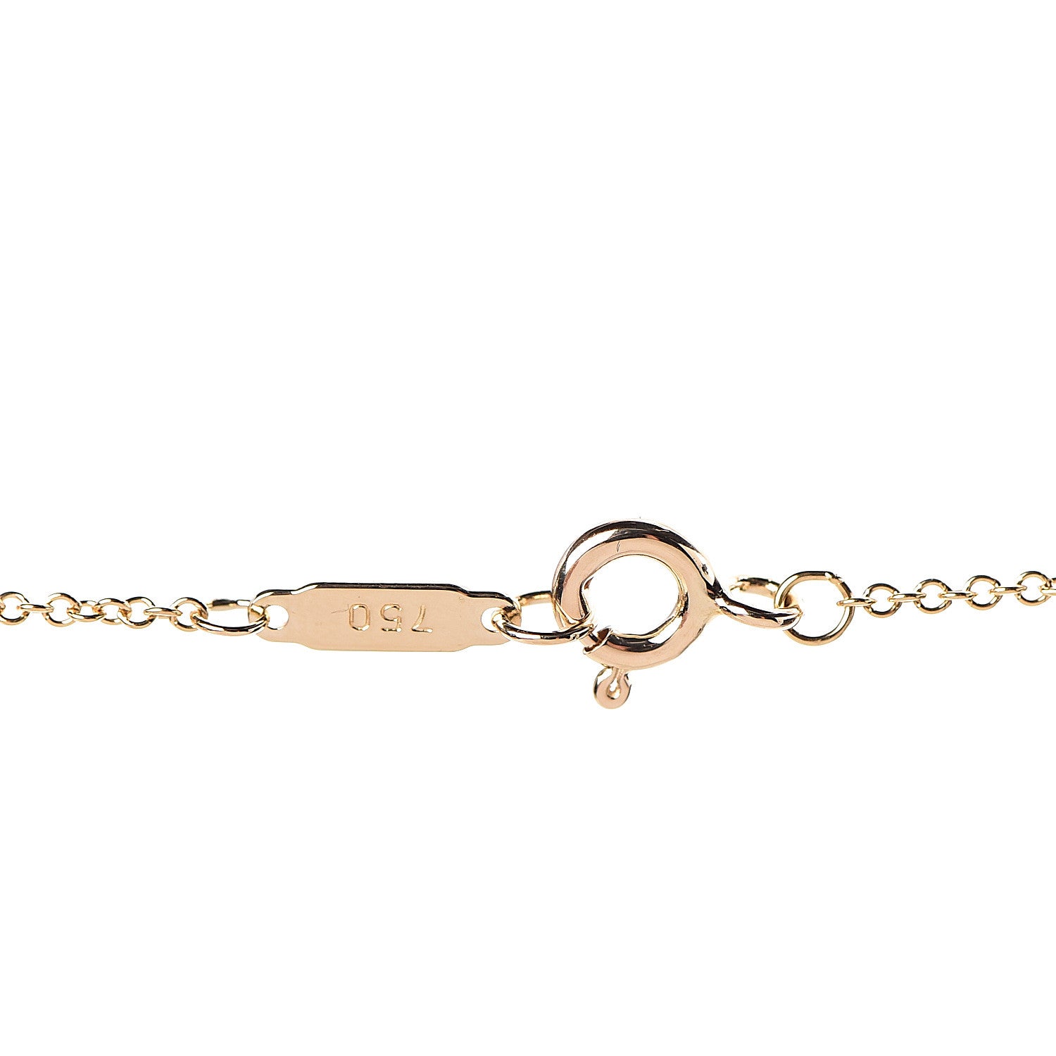 Tiffany 18K Yellow Gold Spiro Swirl Cross Pendant Necklace 7 of 7