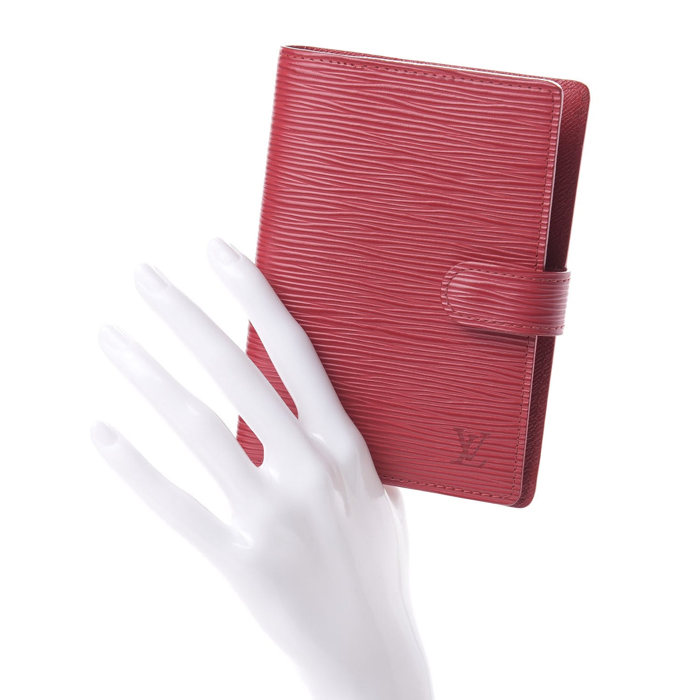 Epi Small Ring Agenda Cover Castillan Red
