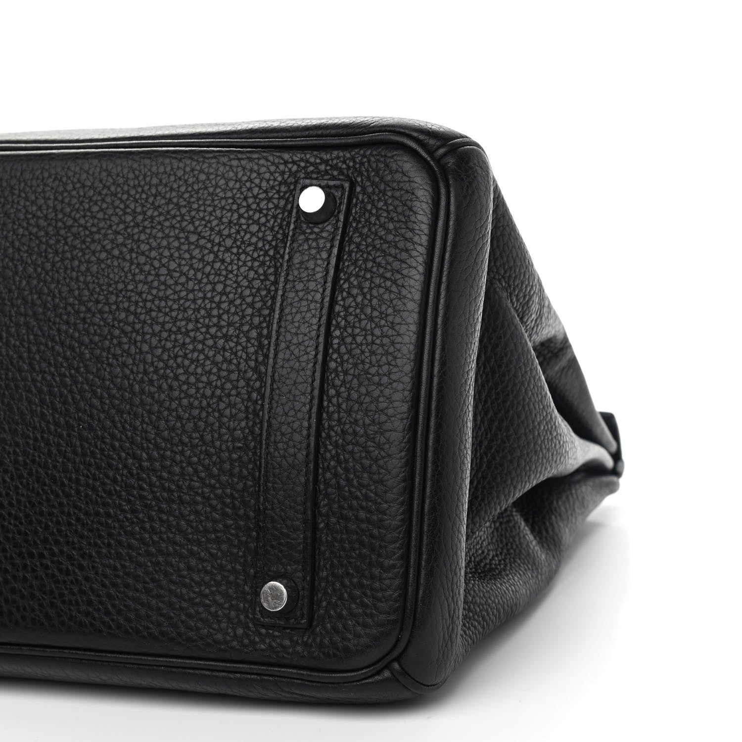 Hermes Taurillon Clemence Birkin 35 Black 9 of 15
