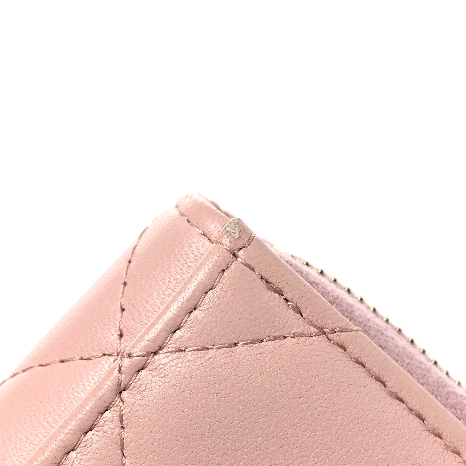 Chanel Lambskin Quilted Chanel 19 Vertical Zip Card Holder Wallet