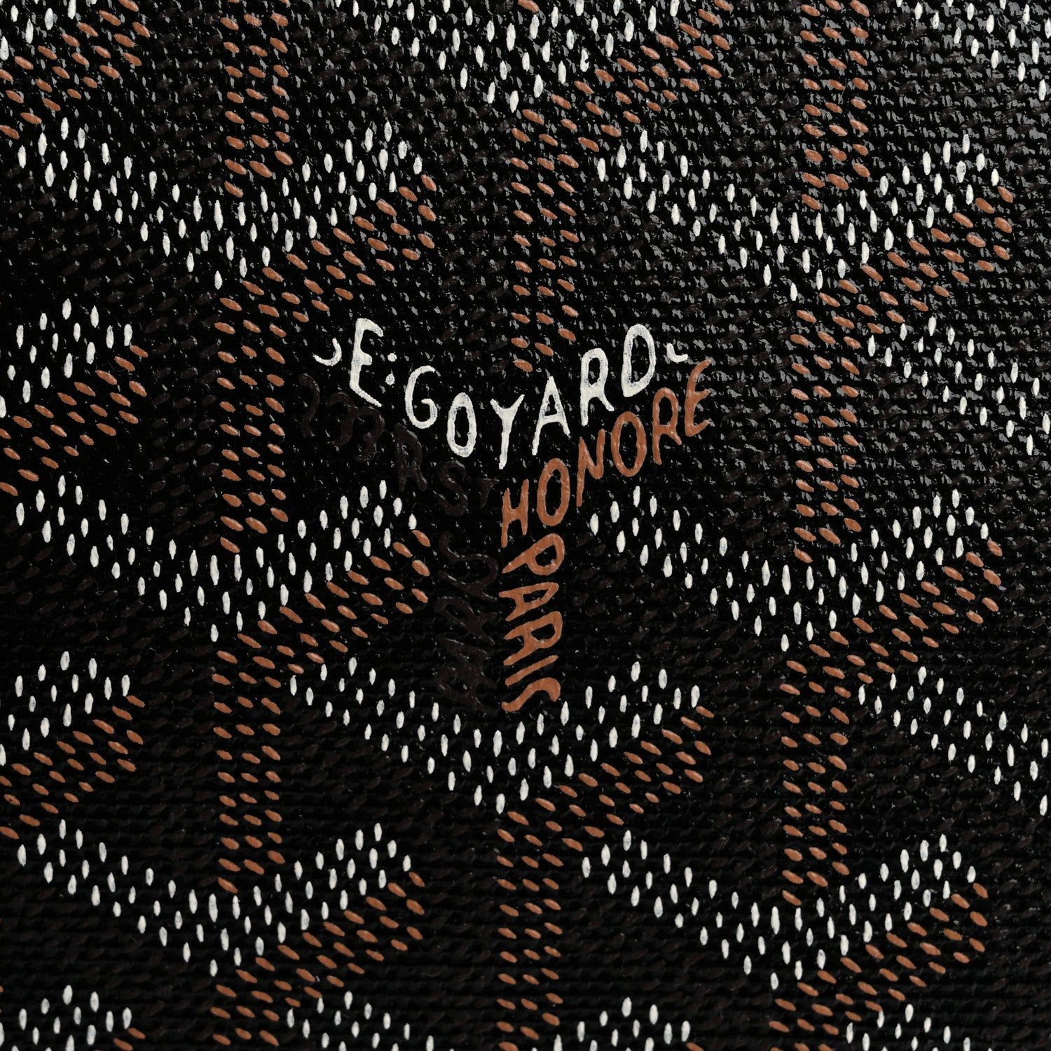 Goyard Goyardine Senat Pochette MM Black 6 of 8