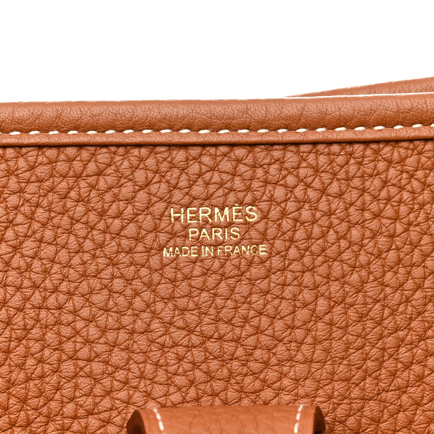 Hermes Taurillon Clemence Evelyne III GM Gold 6 of 10