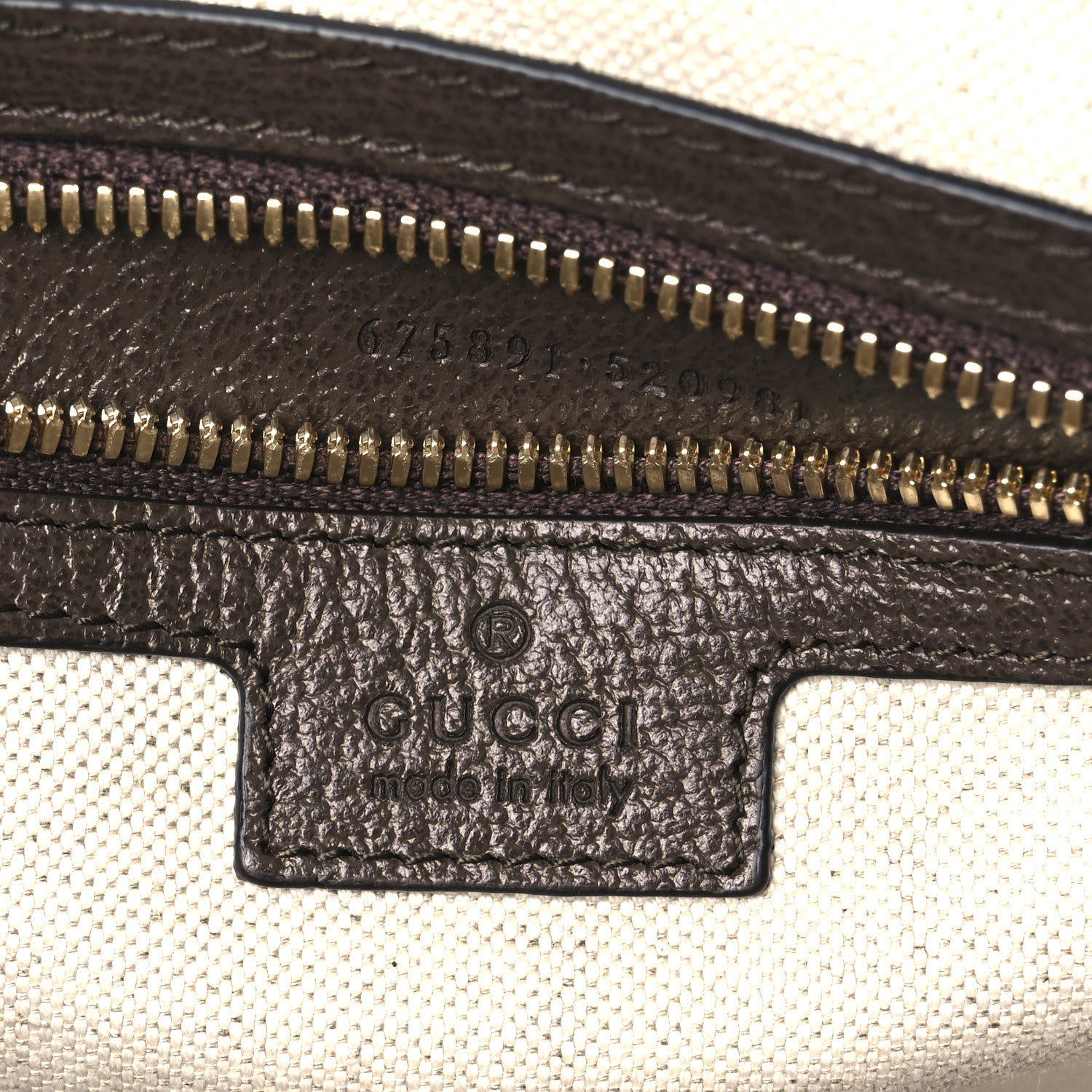 Gucci Monogram Jumbo GG Textured Dollar Calfskin Web Messenger Shoulder Bag Camel Ebony New Acero 6 of 10