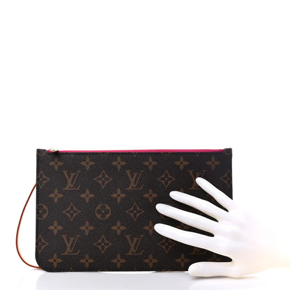 Louis Vuitton Monogram Neverfull MM GM Pochette Pivoine 2 of 6