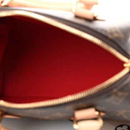 Louis Vuitton Monogram Speedy Bandouliere 20 Black 5 of 8
