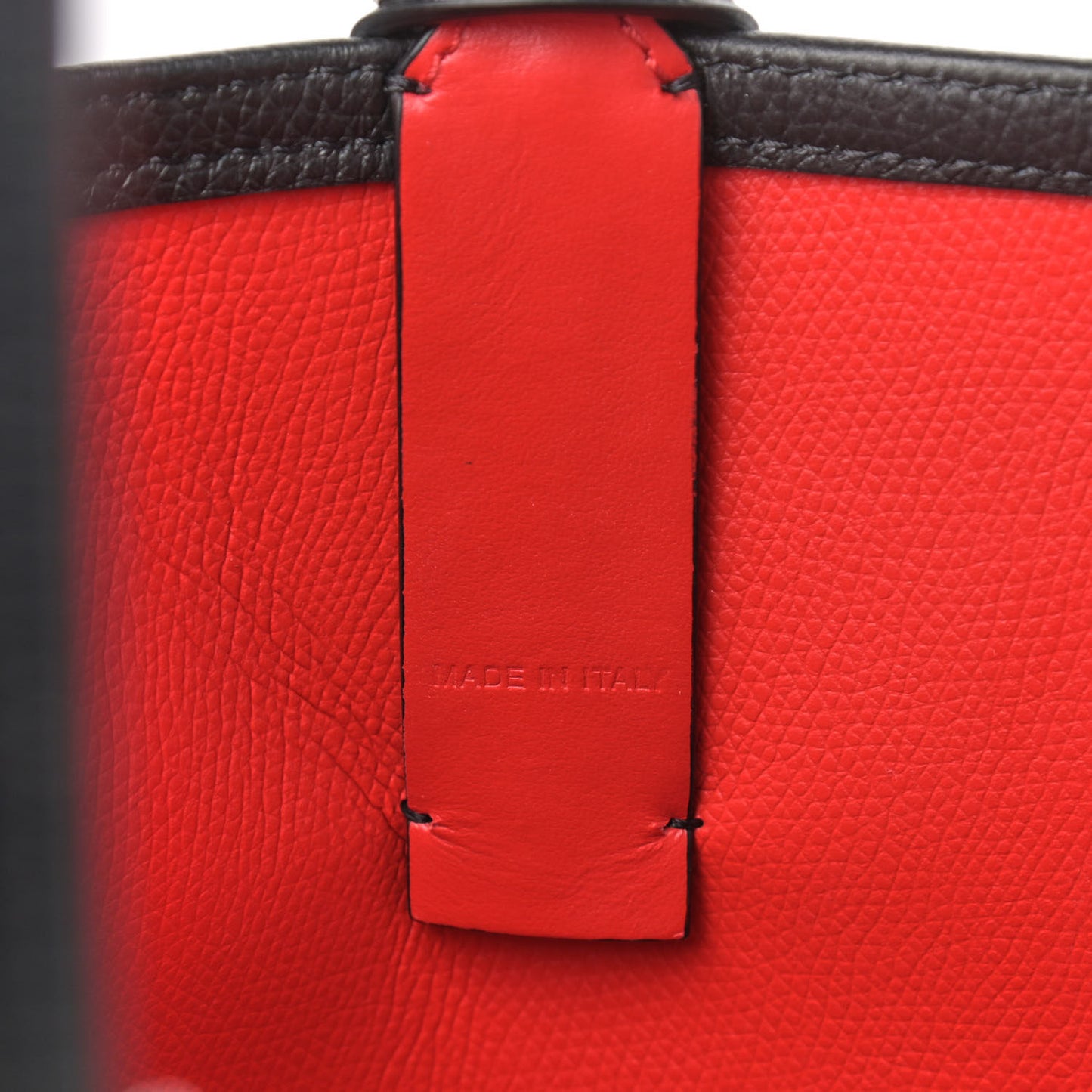 Calfskin Spikes East West Cabata Tote Black