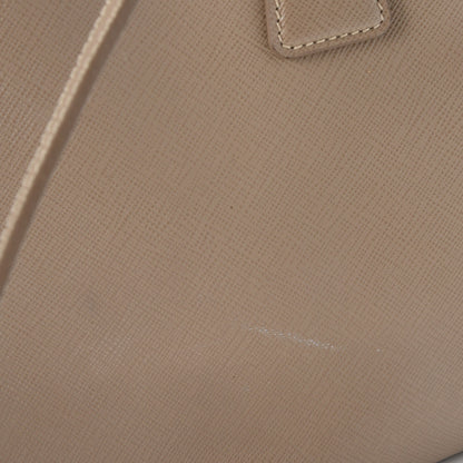 Prada Saffiano Lux Medium Tote Visone 10 of 15