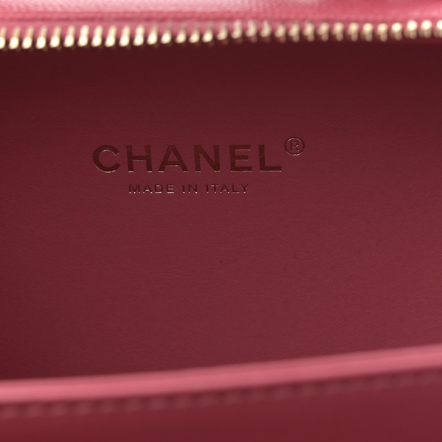 Chanel Caviar Quilted Small CC Filigree Vanity Case Rose 6 of 11