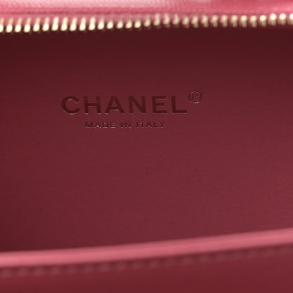 Chanel Caviar Quilted Small CC Filigree Vanity Case Rose 6 of 11