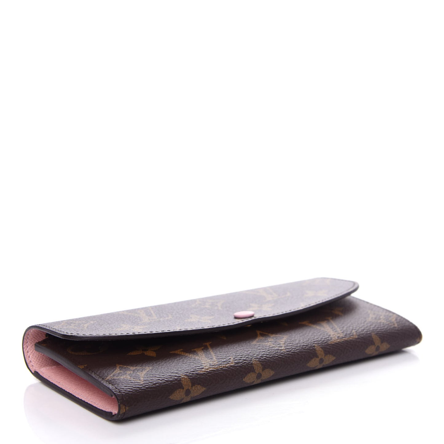 Monogram Emilie Wallet Rose Ballerine