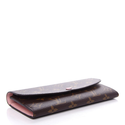 Louis Vuitton Monogram Emilie Wallet Rose Ballerine 4 of 8