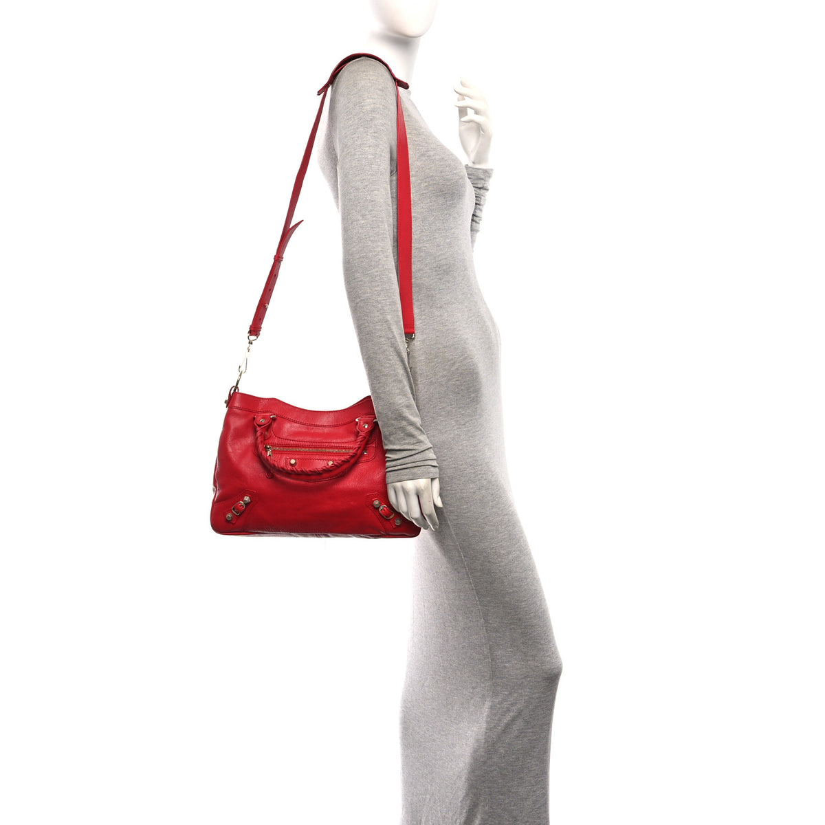 Balenciaga Agneau Giant 12 Gold Hardware Town Rouge Cardinal 2 of 10