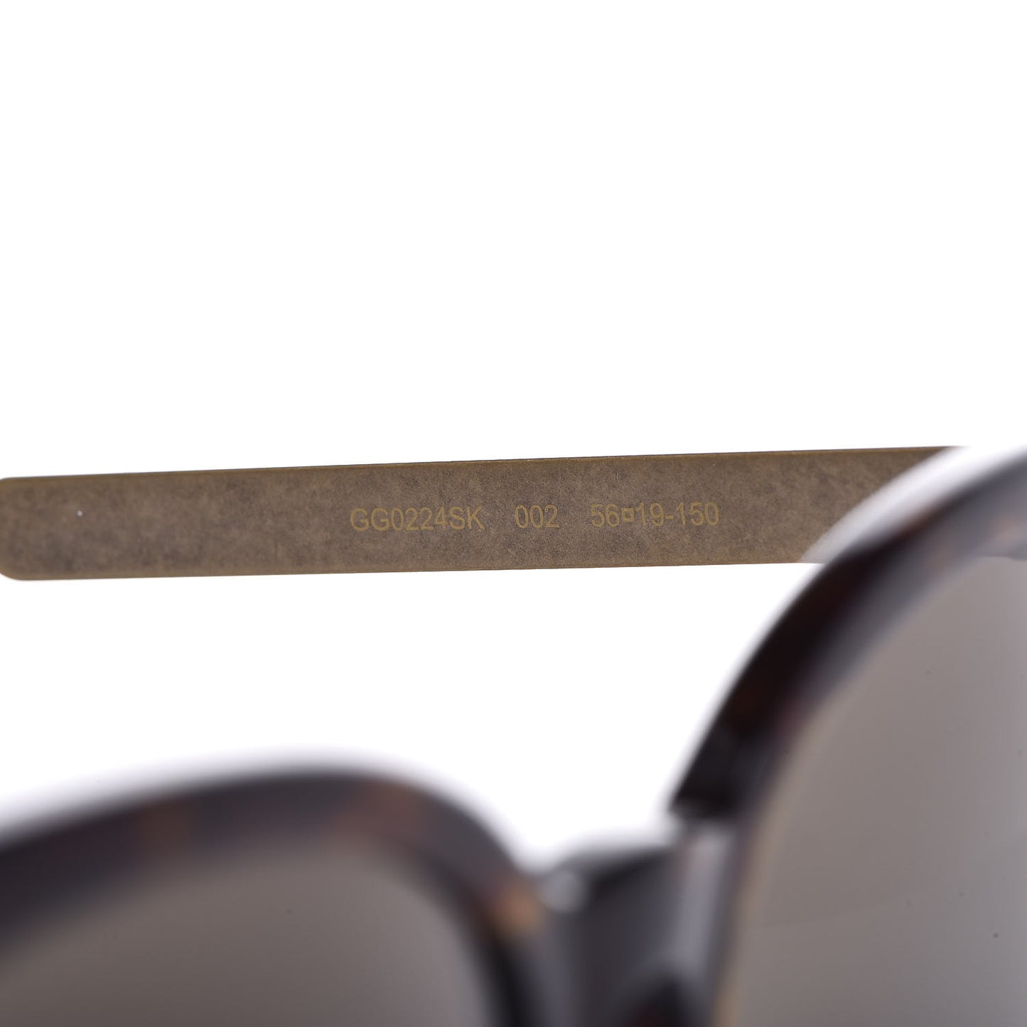Metal Tiger GG0224SK Sunglasses Havana Gold Brown