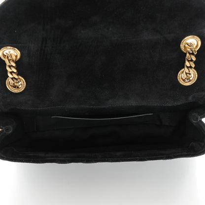 Saint Laurent Suede Tri-Quilt Monogram Medium College Bag Black 5 of 6
