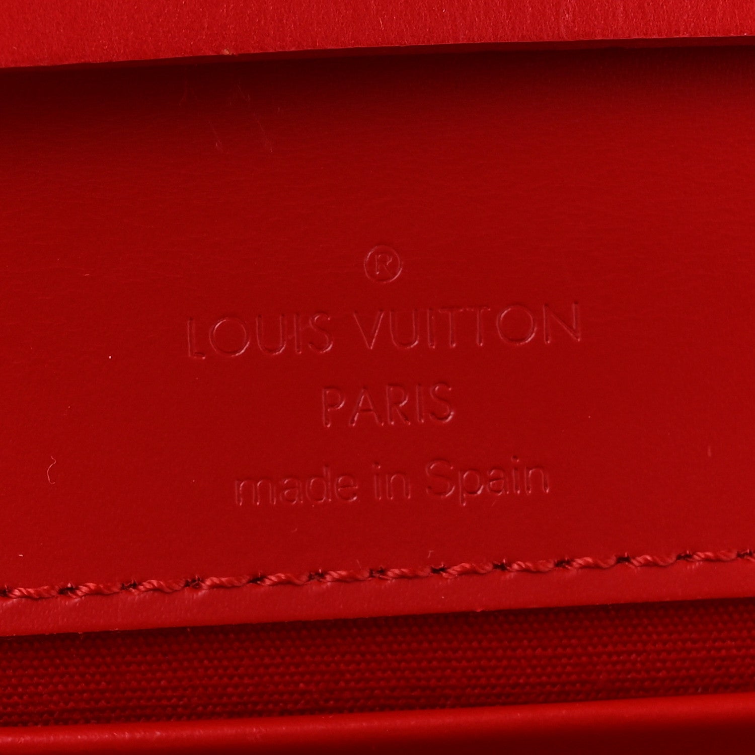 Louis Vuitton Epi Honfleur Castillan Red 6 of 11