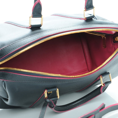 Louis Vuitton Veau Cachemire SC Bag PM Cobalt Fuchsia 6 of 21