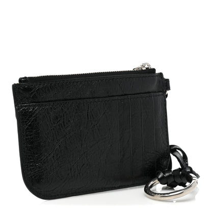 Balenciaga Agneau Le Cagole Clip On Card Mirror Black 3 of 9