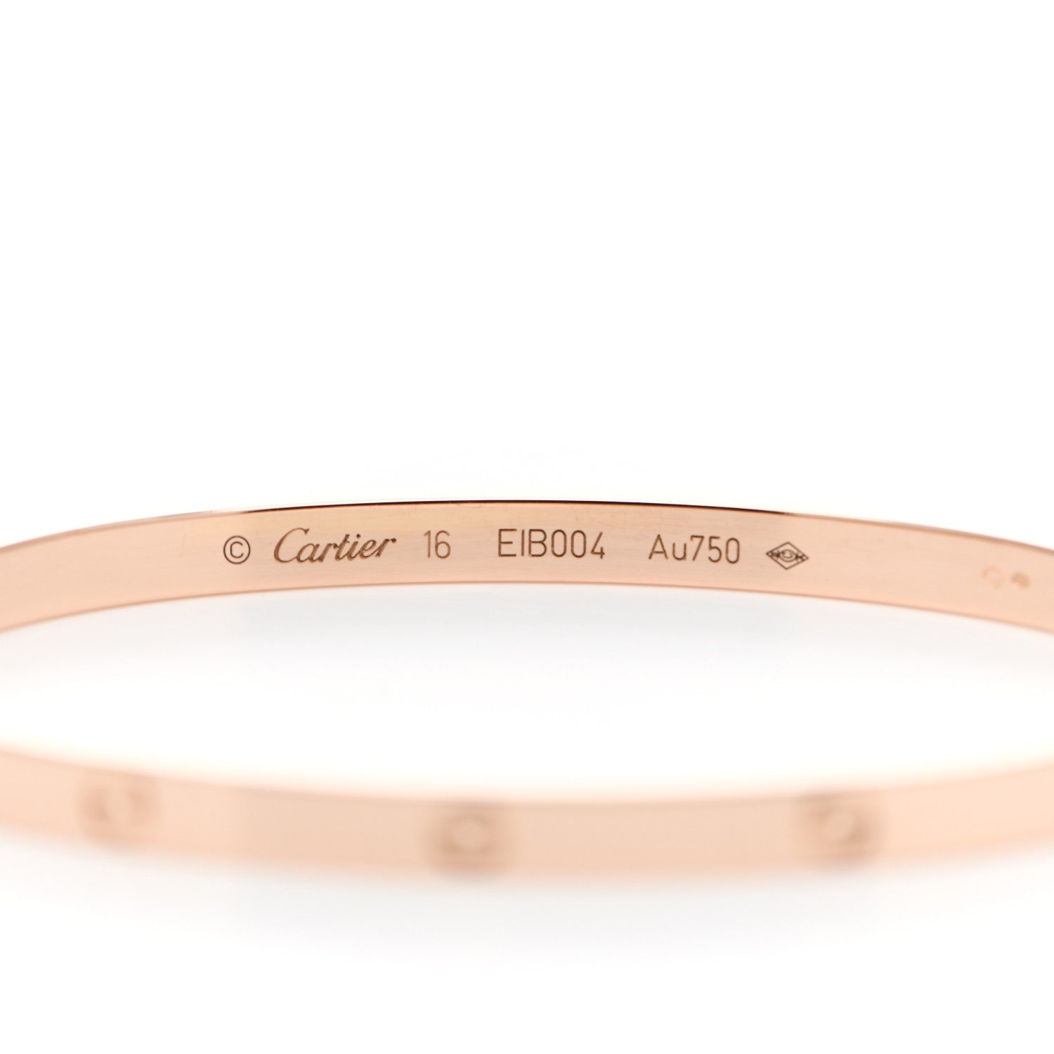 Cartier 18K Pink Gold Small LOVE Bracelet 16 3 of 5