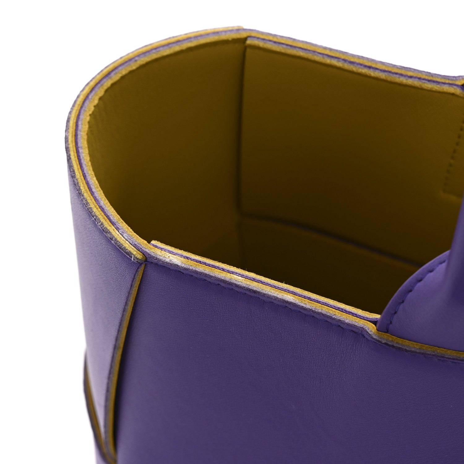 Bottega Veneta Nappa Maxi Intrecciato Small Arco Tote Purple