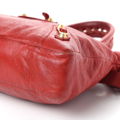 Balenciaga Agneau Giant 12 Gold Hardware Town Rouge Lipstick 7 of 10
