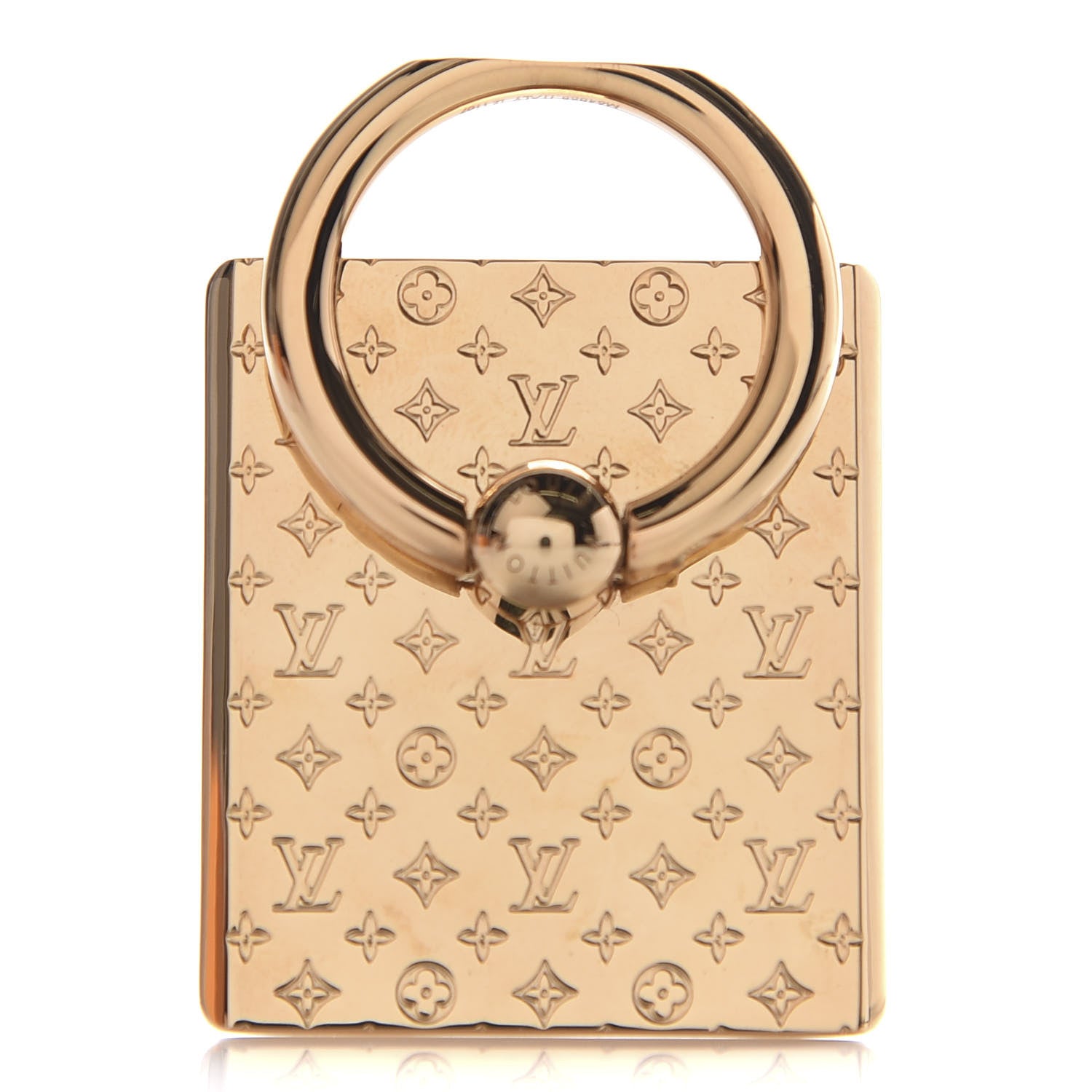 Louis Vuitton Nanogram Phone Ring Holder Gold 1 of 5