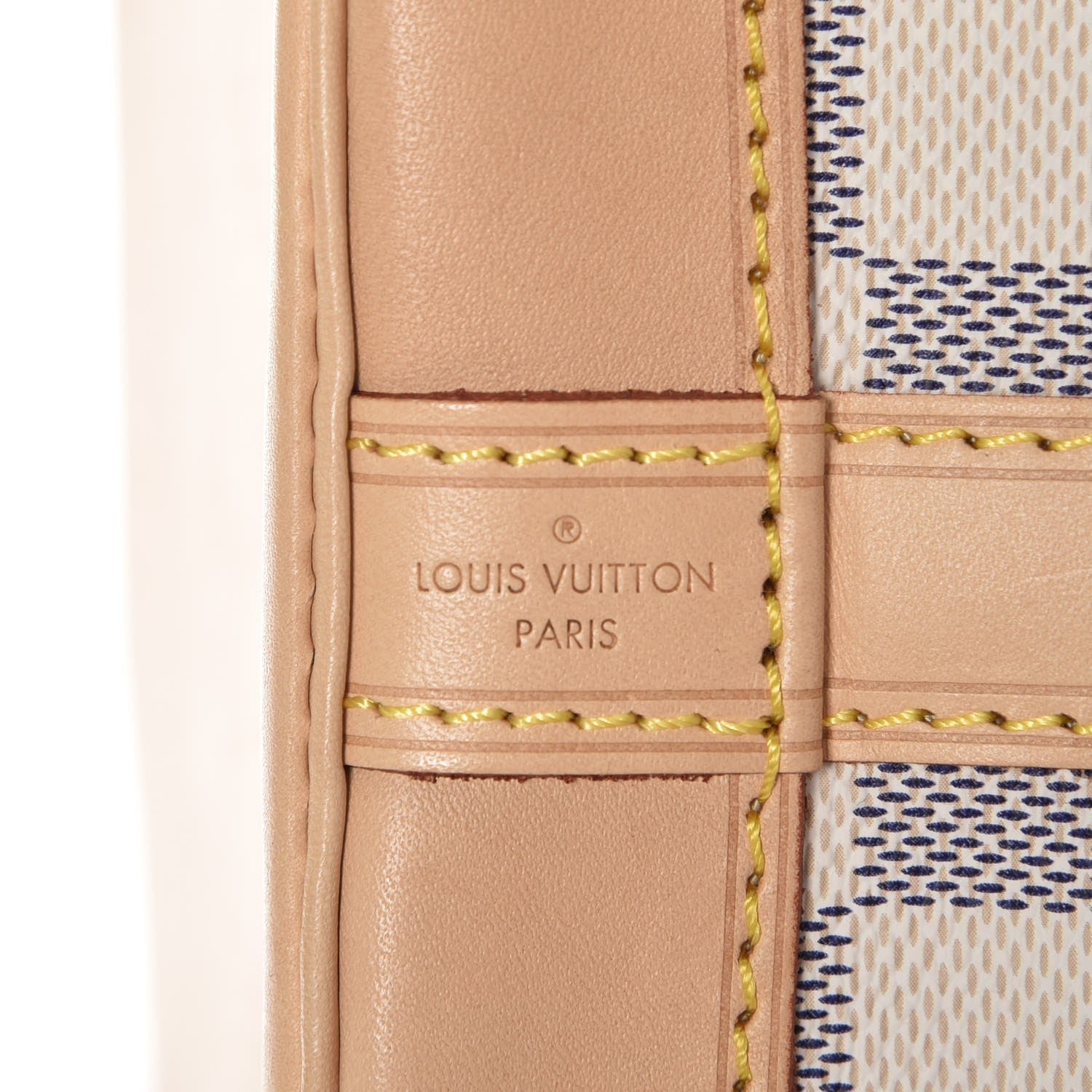 Louis Vuitton Damier Azur Noe BB 6 of 8